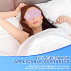candyfouse 2Pack Cold Cooling Eye Mask, Reusable Hot Colder Therapy Gel Bead - Image 7