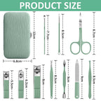 BLESWIN 10-Piece Nail Clipper Manicure Set, Professional Small Nail Care Kit - Image 4