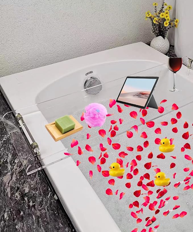 WANLIAN 33-Inch Luxury Bathtub Caddy Tray - Image 2