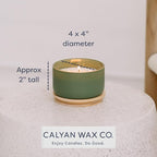 Calyan Wax Co. Piñon & Woods 3 Wick Scented Candle - Image 6