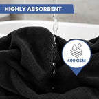 Linteum Textile Supply Luxury Hair Towels 100% Ring Spun Cotton Towel - Image 5