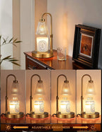 Big Gold Candle Warmer Lamp - Image 3