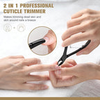 FERYES 2 in 1 Professional Cuticle Trimmer, Cuticle Clipper - Image 5