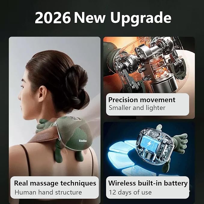 Neck Massager with Heat Electric Shoulder & Cervical Massage - Image 4