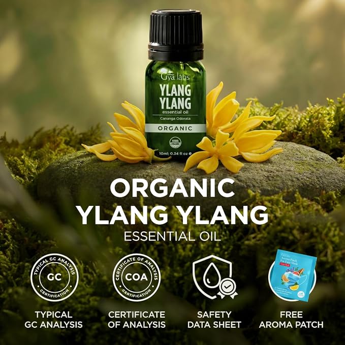 Gya Labs USDA Certified Organic Ylang Ylang Essential Oil - Image 8
