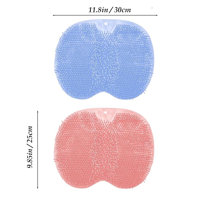 Shower Foot and Back Scrubber Mat, Wall Mounted Shower Foot Scrubber - Image 6
