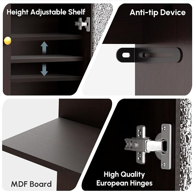 Over The Toilet Storage Cabinet, Arched Bathroom Organizer and Storage - Image 4