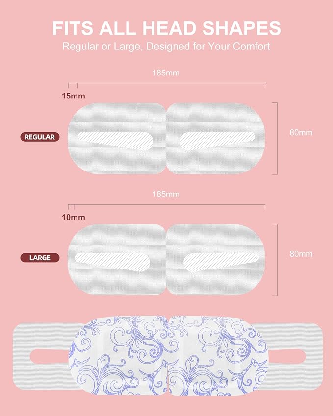 Steam Eye Masks Disposable 24 Pack, 45+ Min Self Heating Eye Mask - Image 4