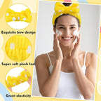 Molain 24 Pcs Spa Headband for Women Bow Hairband Adjustable Skincare Headbands - Image 5