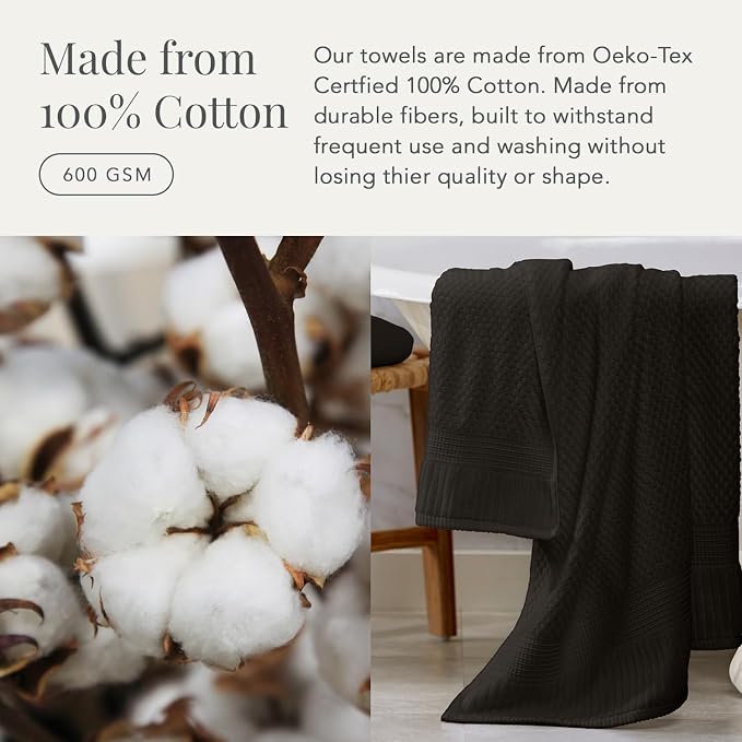 NY Loft 100% Cotton 2 Pack Bath Sheet Towel Set | Extra Large Oversize Bath - Image 4