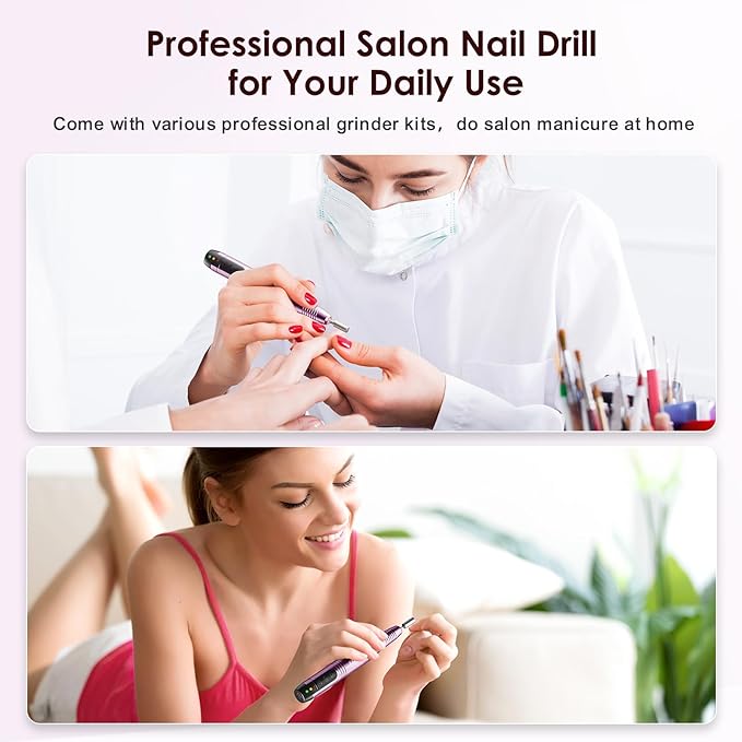 COSLUS C20 Cordless Nail Drill Electric File: Professional - Image 5