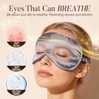 LULUSILK Mulberry Silk Sleep Eye Mask Blindfold - Image 5