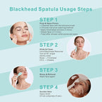 Blackhead Remover & Silicone Face Scrubber, Face Spatula, Facial Cleansing Brush - Image 6