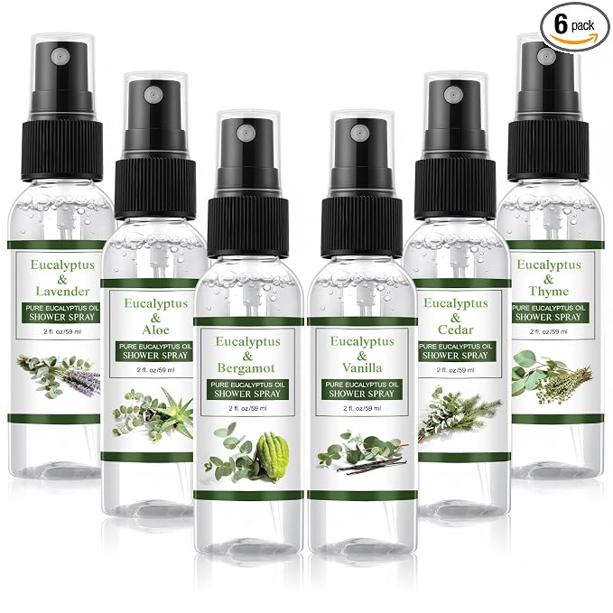 Frienda 6 Pack Eucalyptus Shower Spray by Frienda