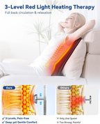 KingPavonini Back Massager for Pain Relief Deep Tissue, Up-Down Rolling & - Image 3