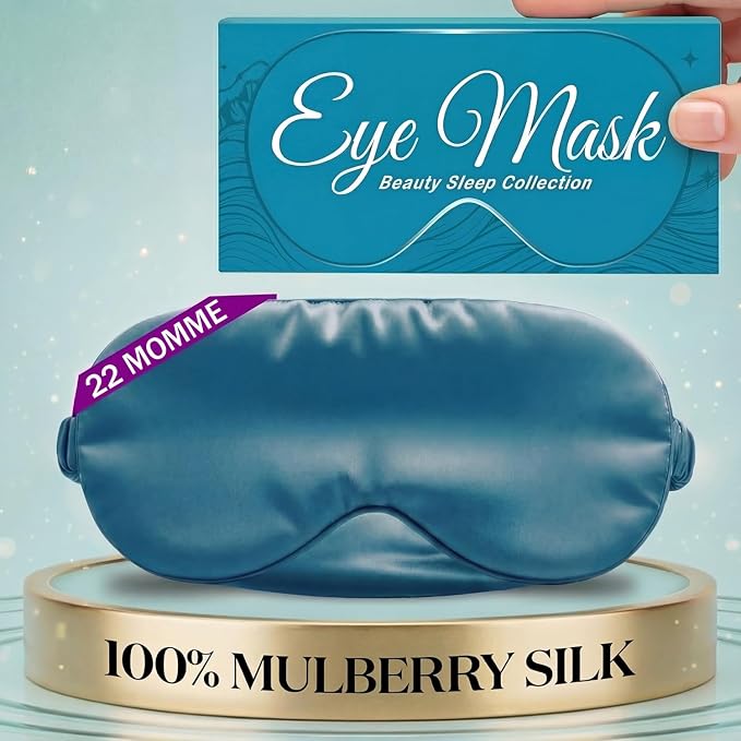 SLEEP SANCTUARY 100% Pure Mulberry Silk Sleep Mask by Unknown