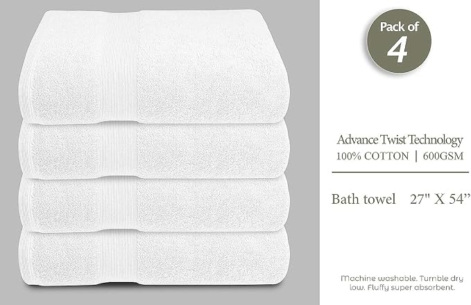 Softolle Luxury Bath Towels Set of 4 | Towels - Image 8