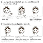 Gua Sha Facial Tools 2 Pack, Natural Jade Guasha Tool - Image 5