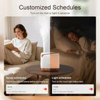 ASAKUKI Essential Oil Diffuser for Home, Smart WiFi 700 ml Humidifier, Connect - Image 4