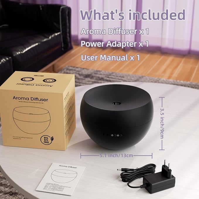 Essential Oil Diffuser, Small Ultrasonic Aromatherapy Diffuser - Image 9