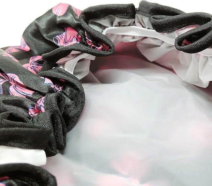 allydrew Reusable Women's Waterproof Shower Caps - Image 4