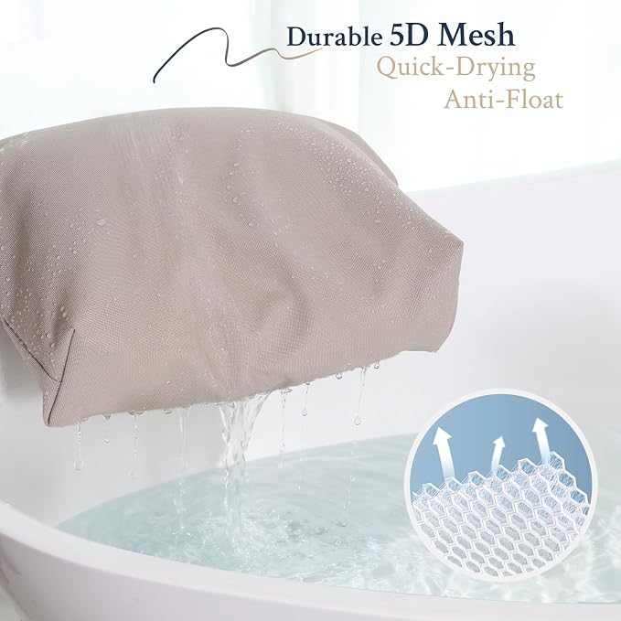 Luxury Bathtub Pillow, Gift for Christmas Birthday Mother's Day, Skin-Friendly - Image 5