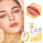 4 Piece Honey Milk Lip Mask Lip Balm Lip Scrub Lip Oil Lip Care Kit, - Image 3