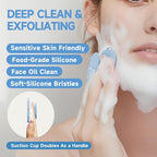2 PCS Face Scrubber, Soft Silicone Face Exfoliator - Image 2