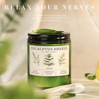 Eucalyptus & Mint Candles for Home Scented, 20 Hours Burn Soy Candle Gift for - Image 2