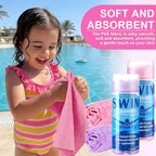 SmoothNovelty 2 Pack Swim Chamois Towel Water Absorbent Quick Dry Towel Shammy - Image 2