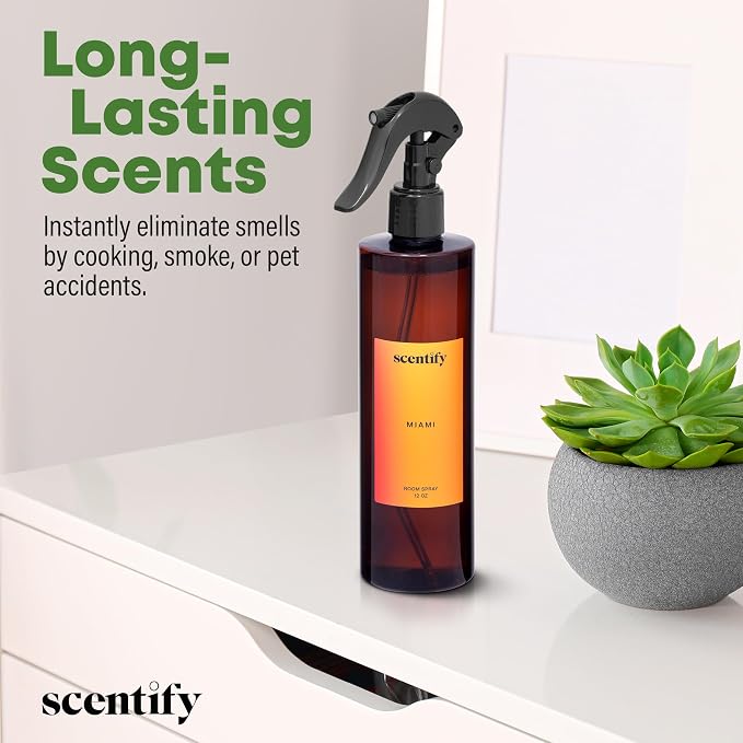 Scentify Miami Odor Neutralizing Room Spray – Luxury Cashmere, Floral & Musky - Image 6