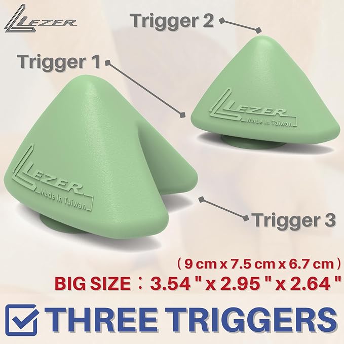 LEZER Large Trigger Massage Point, Manual Massage Ball, Hip Hook, Muscle Knot - Image 2