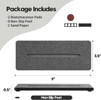 2 Pack Diatomite Stone Sink Tray, Water Absorbing Mat - Image 3