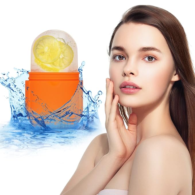 Ice Roller for Face and Eye, Gua Sha Facial Tools, Puffiness Relief Ice Roller - Image 6