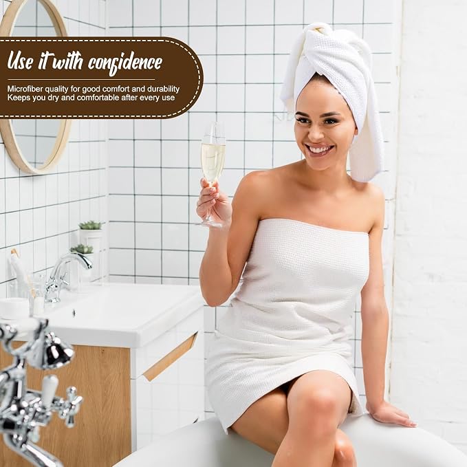 SmoothNovelty 12 Pack Microfiber Bath Towels Bulk 27'' x 60'' Oversized Beach - Image 5