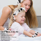 WHAVEL 3PCS Cute Spa Headband Cow Ears Headband - Image 3