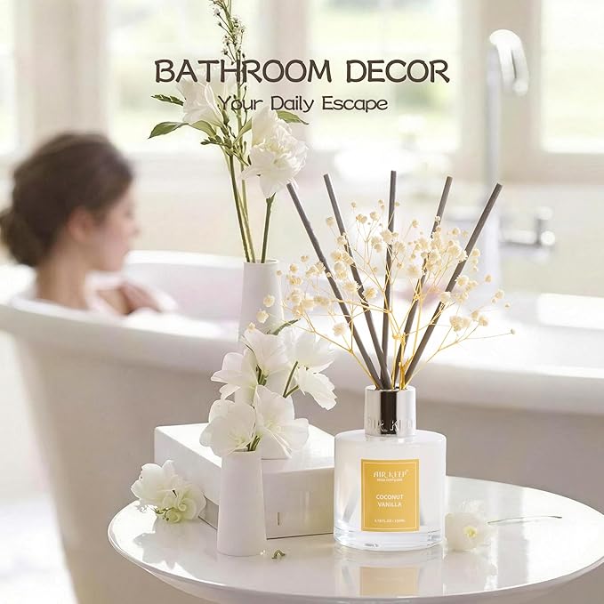 Airkeep Reed Diffuser Set, 3.38 fl oz - Image 4