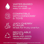 Durex Water Based Lube for Sex, Cherry Flavored, Anal & Sex Lube for Women & Men - Image 2