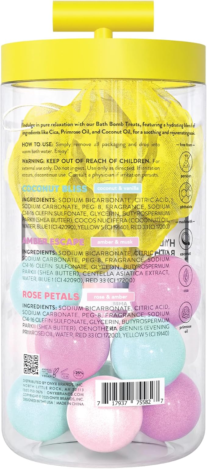 Onyx Professional Hydrating Bath Bomb Gift Set, 2 Pack - Image 4