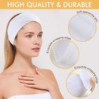 SINLAND Spa Headband for Women Ultra Soft Adjustable Makeup Hair Band - Image 3
