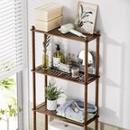 AmazerBath Bamboo Over The Toilet Storage Shelf, Over Toilet Bathroom Organizer - Image 3