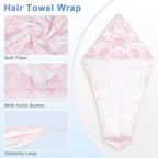 Unicorn Castle Microfiber Hair Towel - Image 5