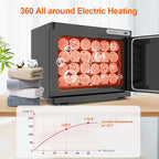 Towel Warmer Cabinet, 23L Large Hot Bath Towel Warmer Heating Use - Image 4