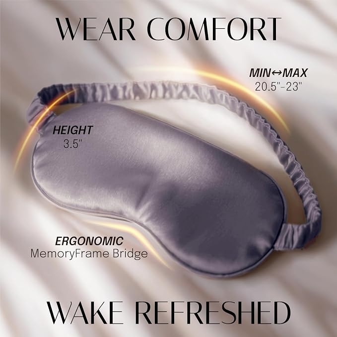Silk Sleep Mask Eye Mask Blindfold - Image 4