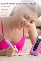 Electric Nail Drill Professional, 45000RPM Cordless Electric Nail File - Image 3