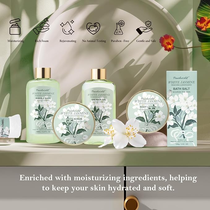 Bath Gift Baskets for Women, Self Care & Body Relaxing, Birthday Gift Basket - Image 3