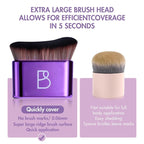 BS-MALL Self Tanning Body Brush Makeup Brushes Set of 2 – Multi-Purpose Body - Image 3