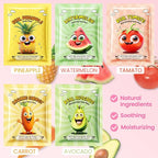 Kaely 10 Pack Fruit Face Masks for Kids, Kids Face Mask Spa Day Kit Supplies - Image 2