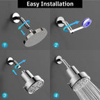 FEELSO Filtered Shower Head, High Pressure 6 Spray Modes Shower Head - Image 8