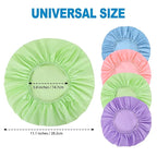 12 PCS Shower Caps for Women, Double Side Waterproof Shower Cap, Reusable - Image 3